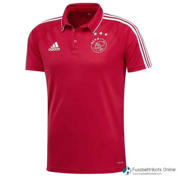 Ajax Polo 2017-18 Rote Fussballtrikots Günstig